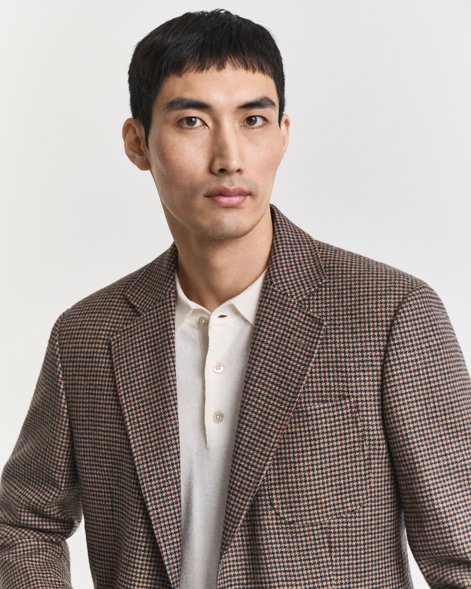 Slim Fit Houndstooth Karosakko