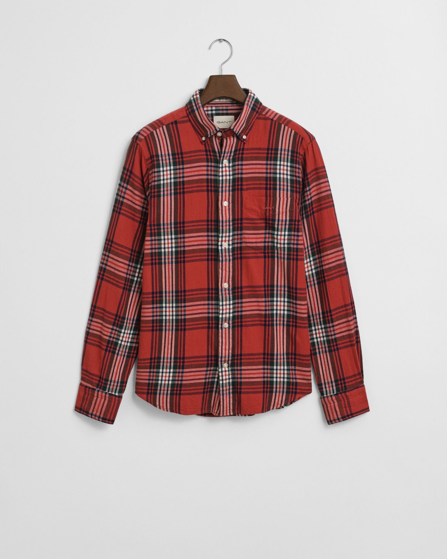 Regular Fit Windblown Flannel Karohemd