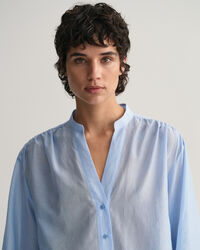 Relaxed Fit Baumwoll Seiden Bluse