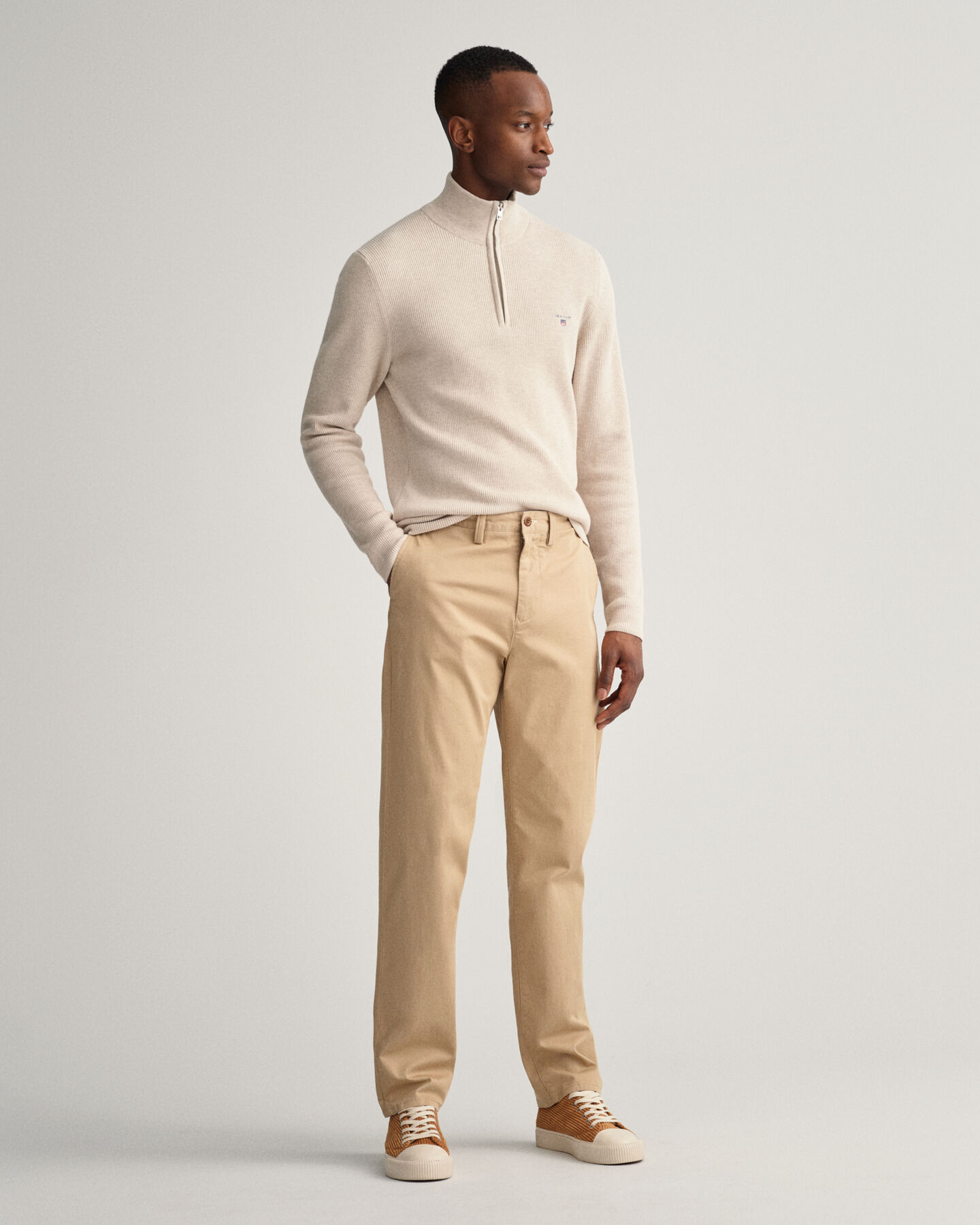 Allister Regular Fit Twill Chinohose