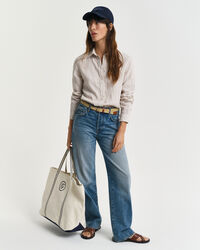 Regular Fit Leinenbluse