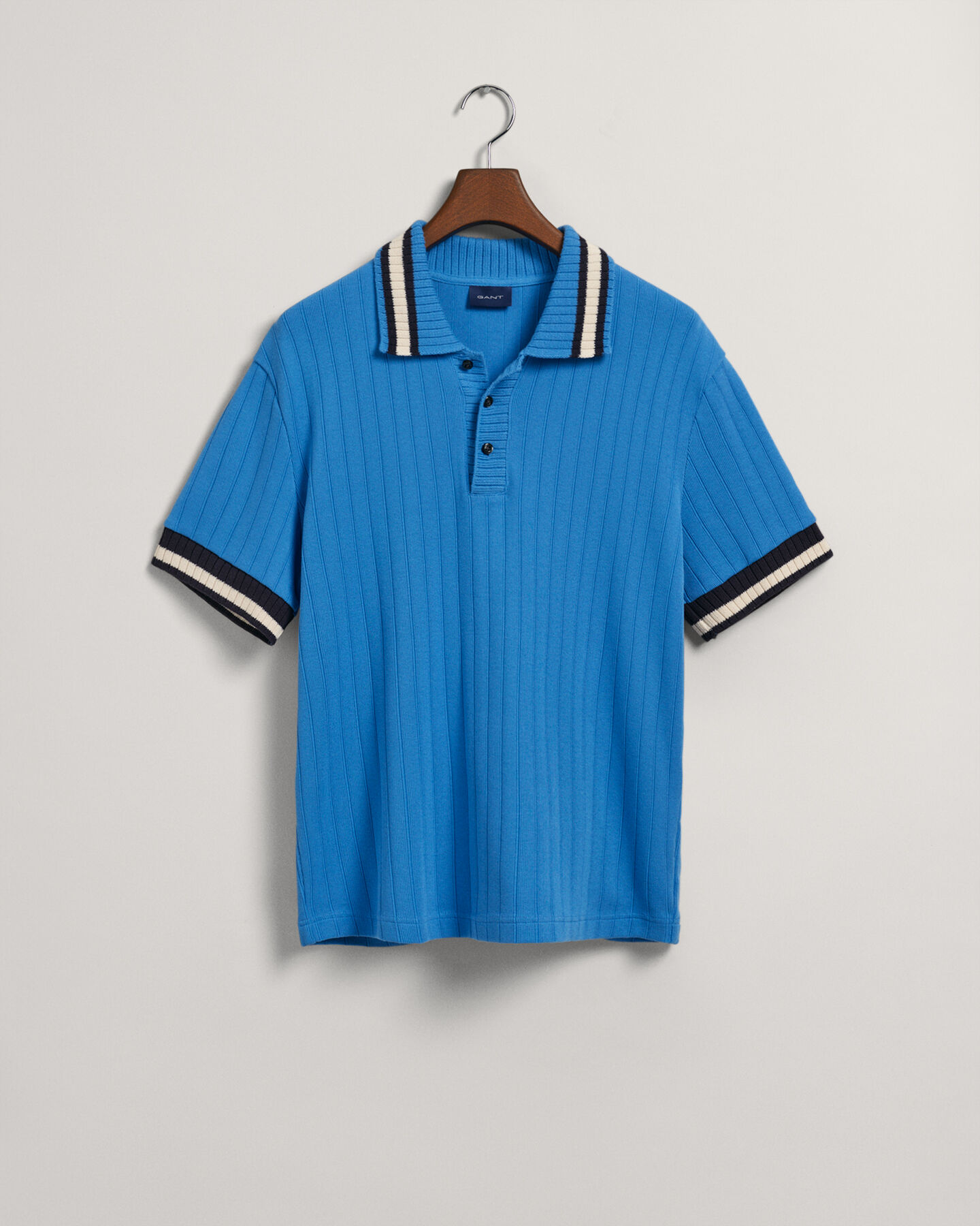 Drop-Needle Piqué Poloshirt