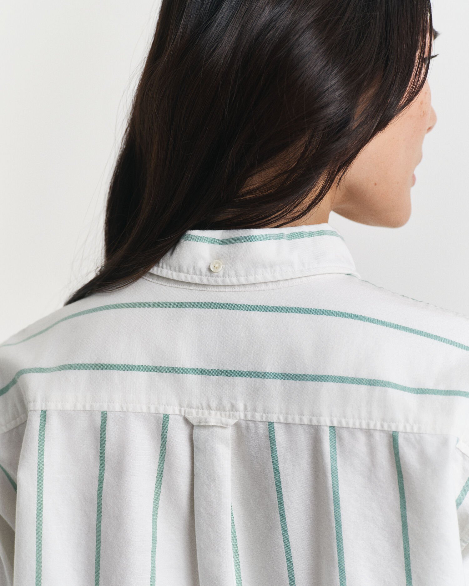 Relaxed Fit Classic Oxford-Bluse mit Streifen