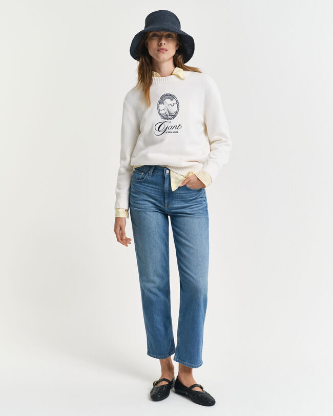 Jeans mit geradem Bein