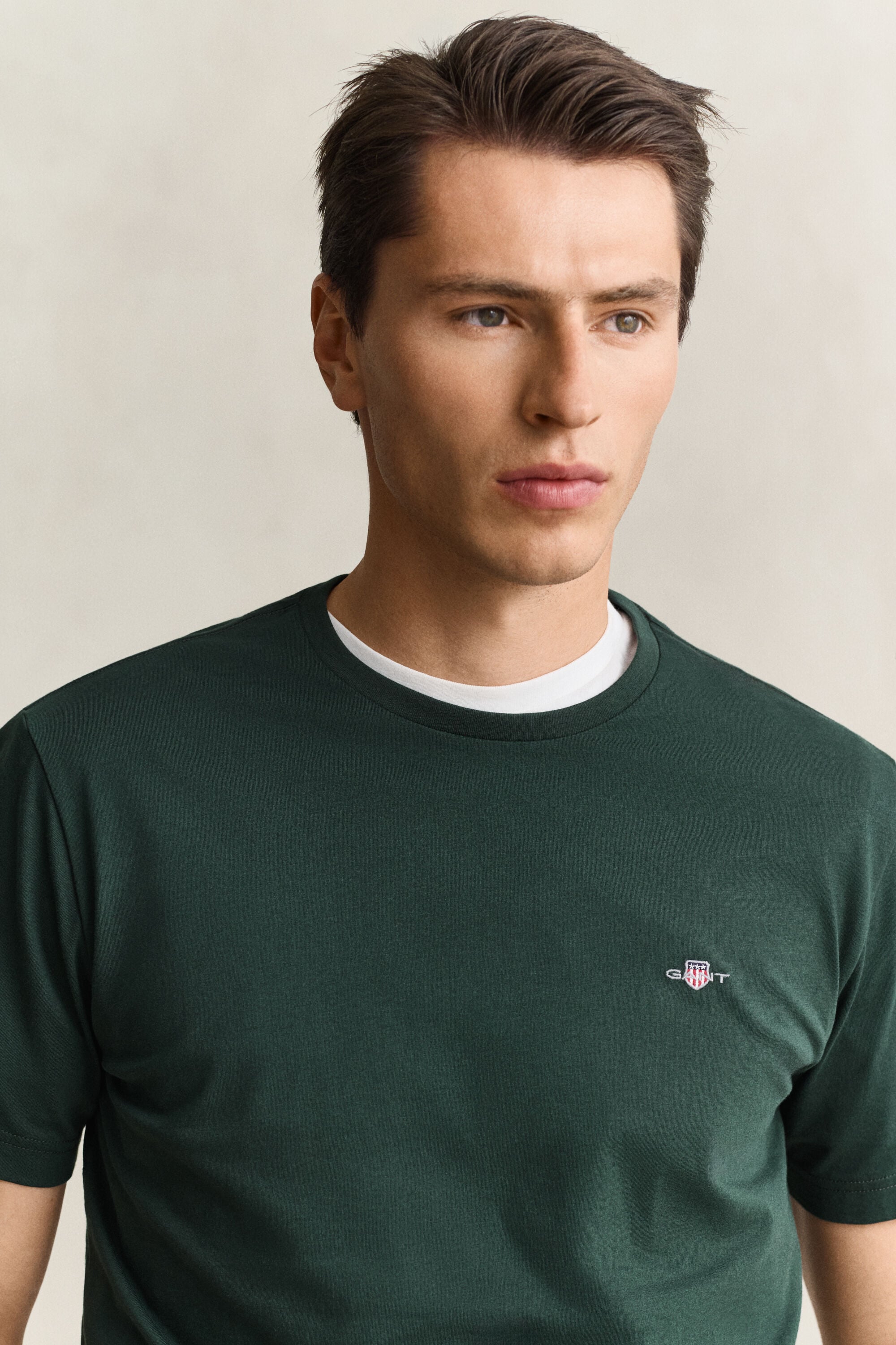 Regular Shield T-Shirt — TARTAN GREEN