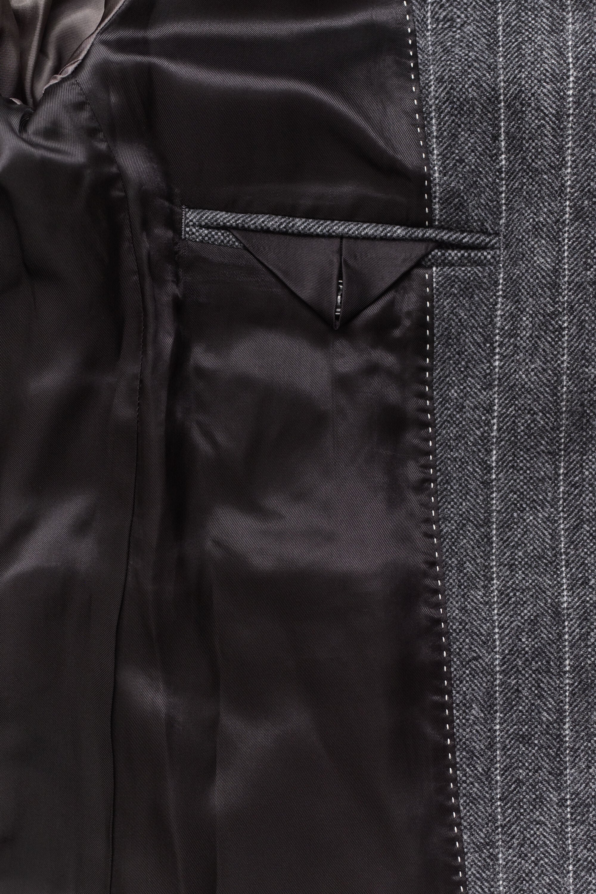 Sanduhr-Blazer mit Nadelstreifen