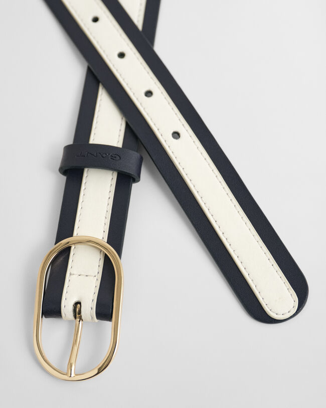 Gestreifter Ledergürtel