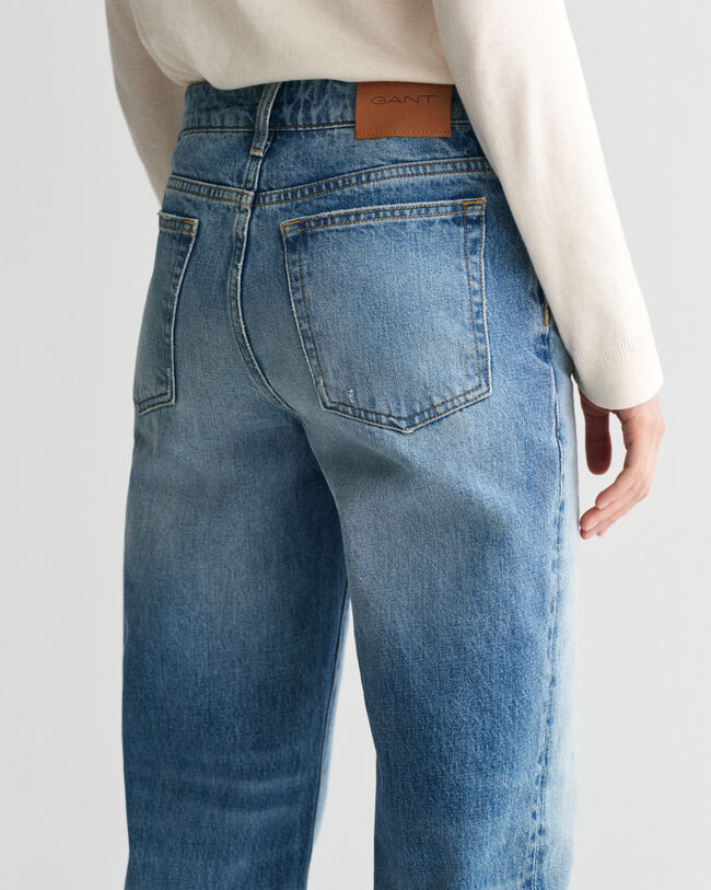 Rigid Jeans mit geradem Bein