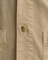 Stückgefärbte Twill Hemdjacke