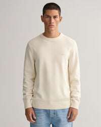 Rundhalspullover aus Supima Baumwolle