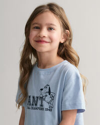 Kids GANT T-Shirt mit Hunde-Print