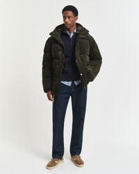 Sacker Rib Sweatshirt mit Reißverschlusskragen