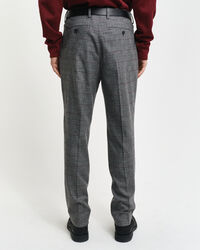 Slim Fit Anzughose mit Karomuster