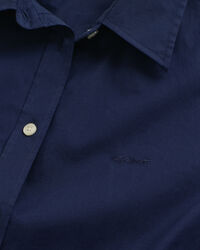 Slim Fit Popeline Bluse