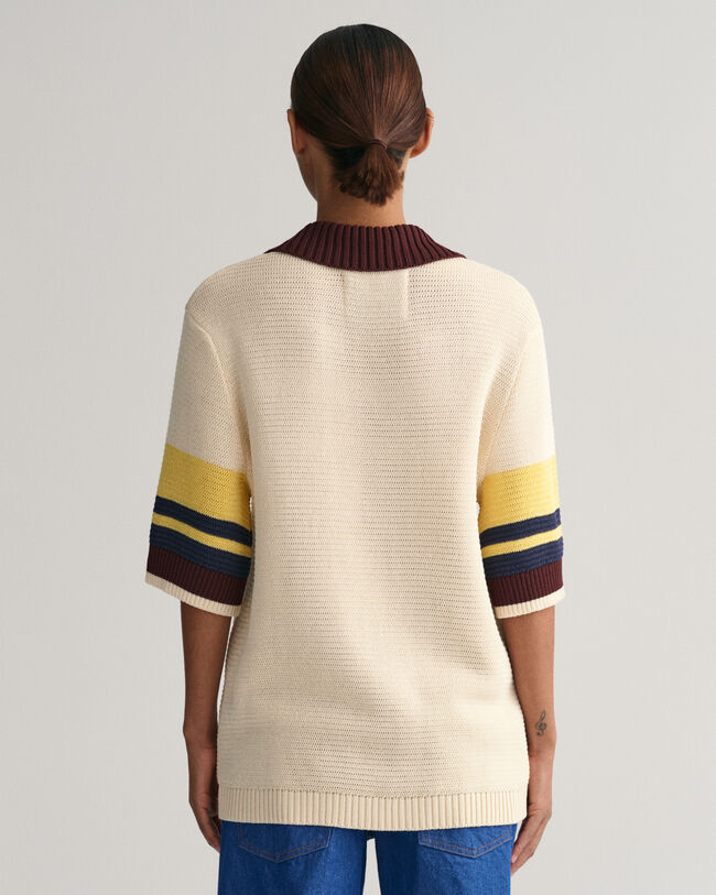 Poloshirt aus Strick