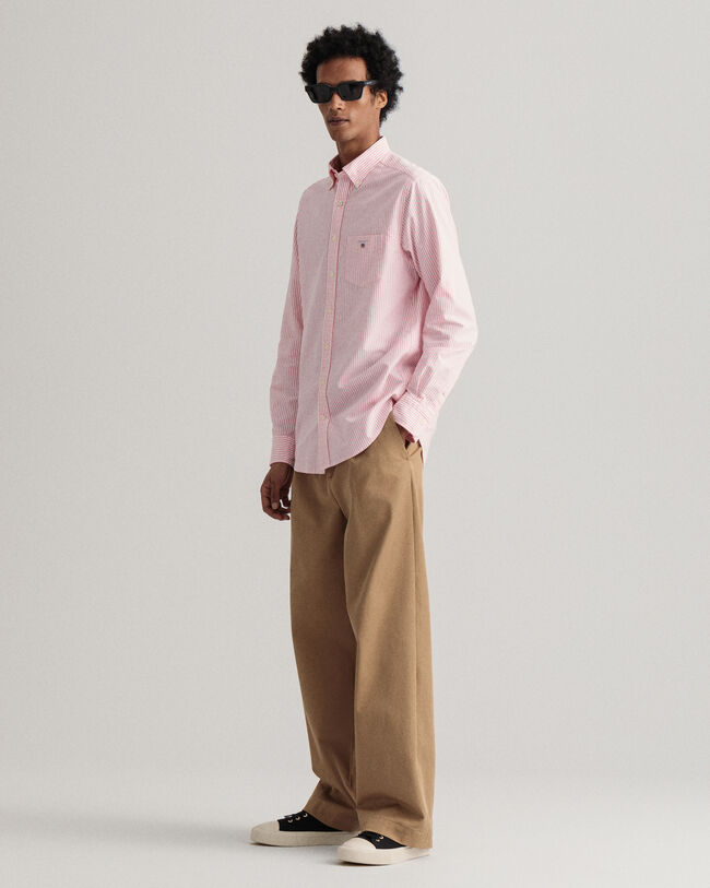 Regular Fit Banker Oxford-Hemd