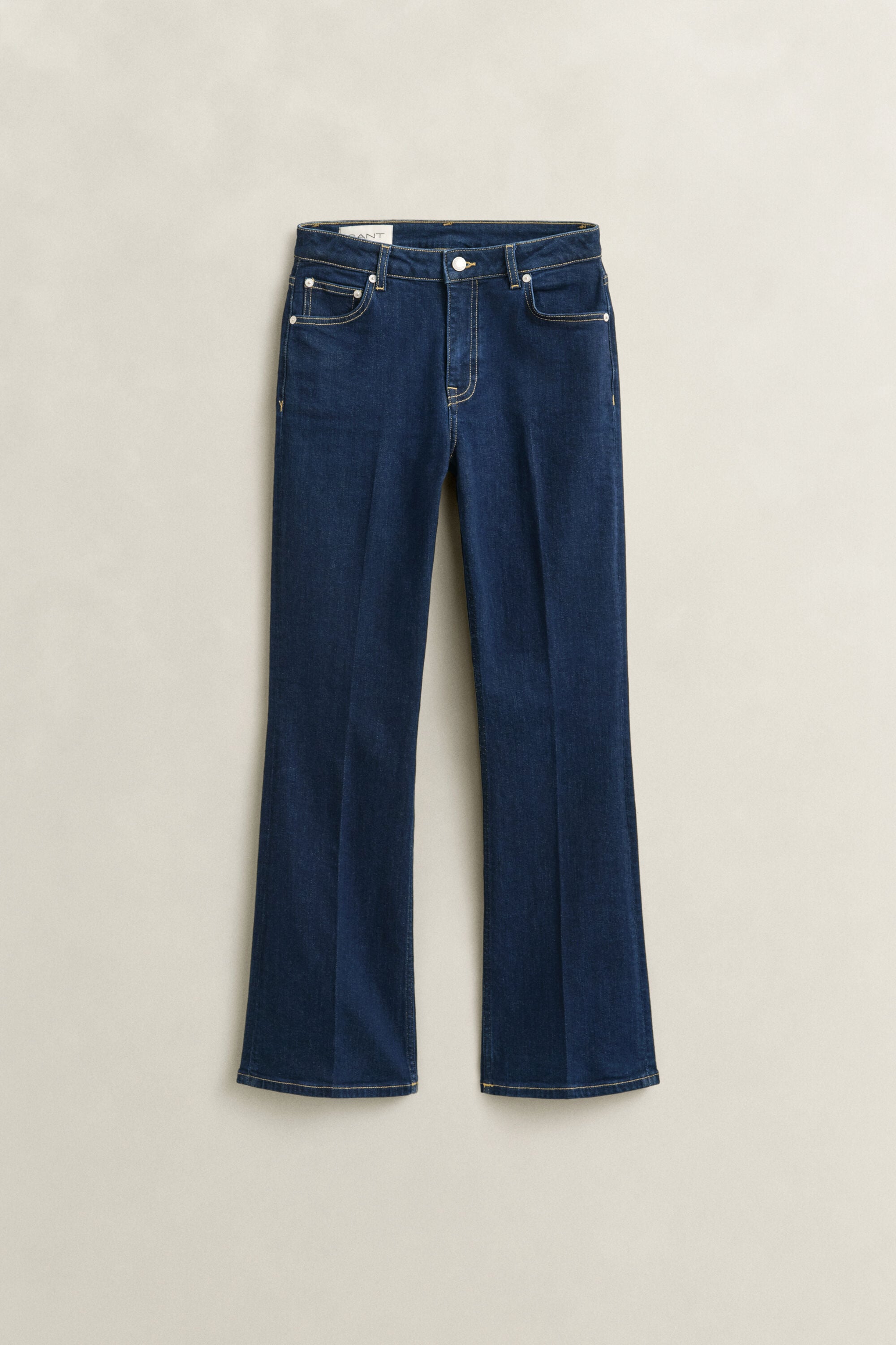 Ausgestellte Slim Fit Stretch-Jeans