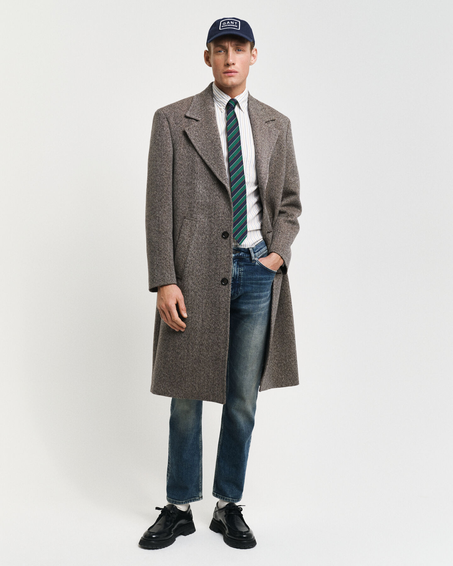 Regular Fit Classic Oxford-Hemd mit Streifen