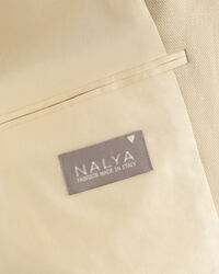 Relaxed Fit Baumwoll Leinen Anzugsakko