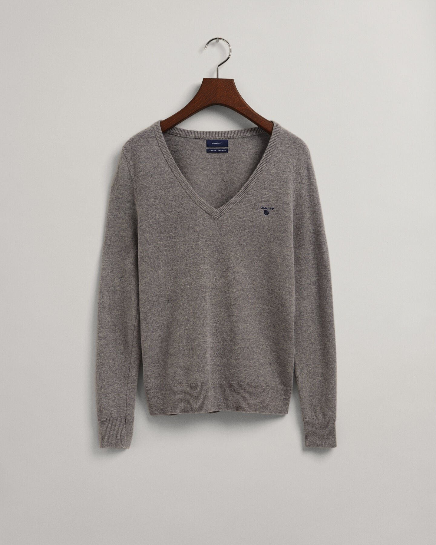V-Neck Pullover aus Extra Fine Lambswool