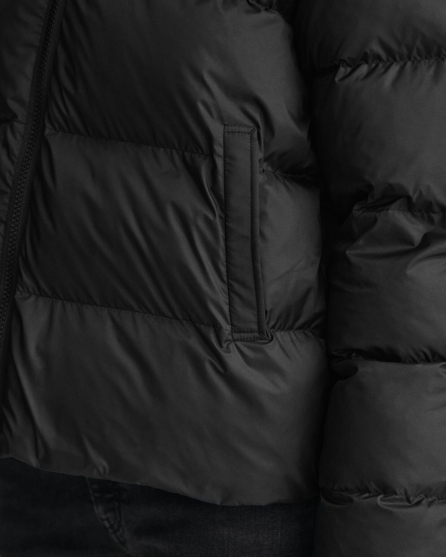 Teen Girls Glänzende Steppjacke