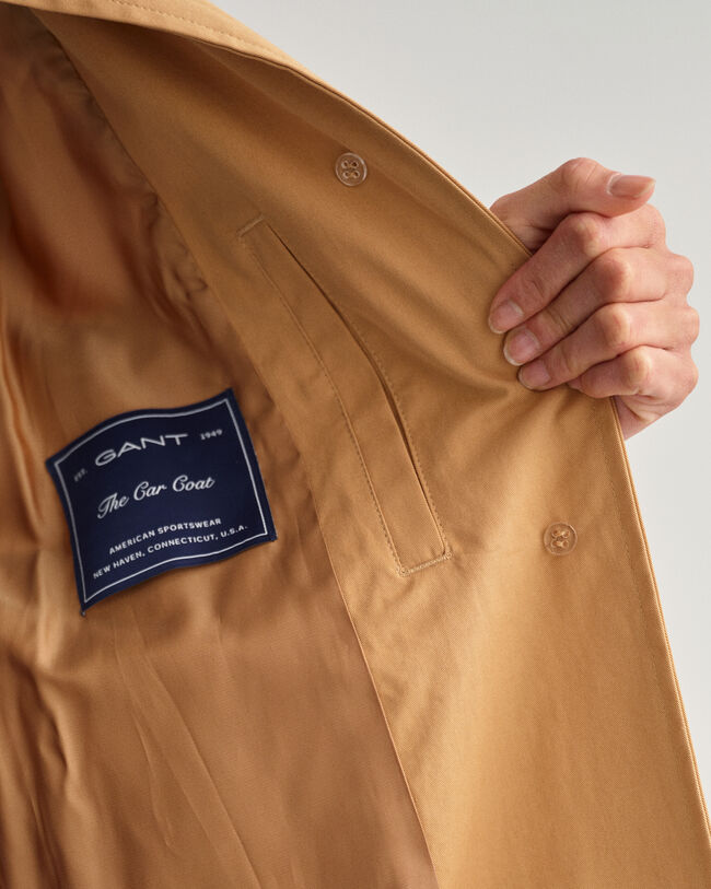 Kurzmantel aus Baumwollmischung