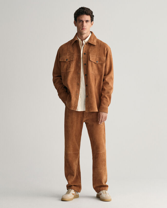 Jeans aus Veloursleder