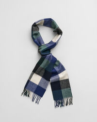 Karierter Schal aus Merinowolle