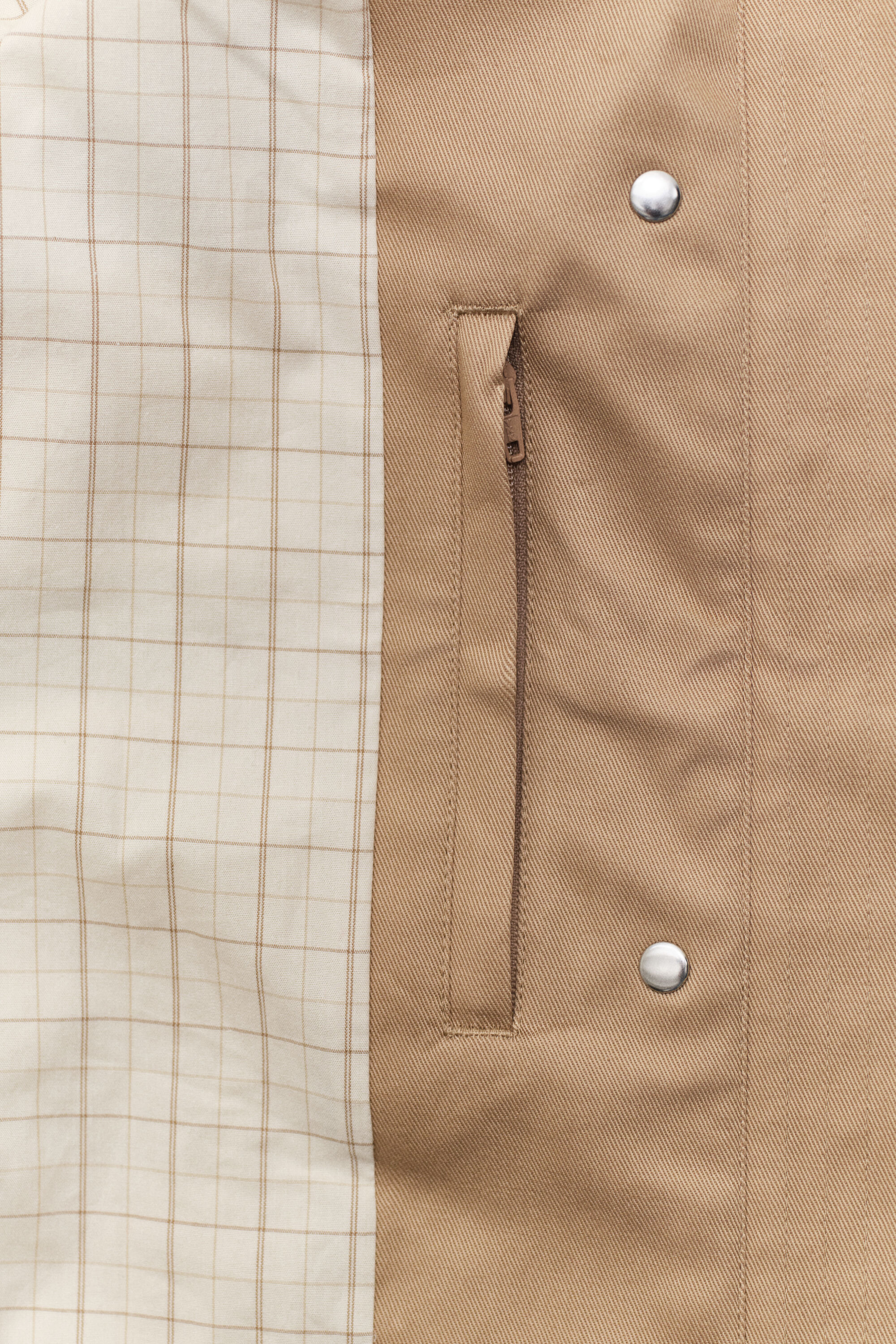 Decker-Jacke aus Baumwolle