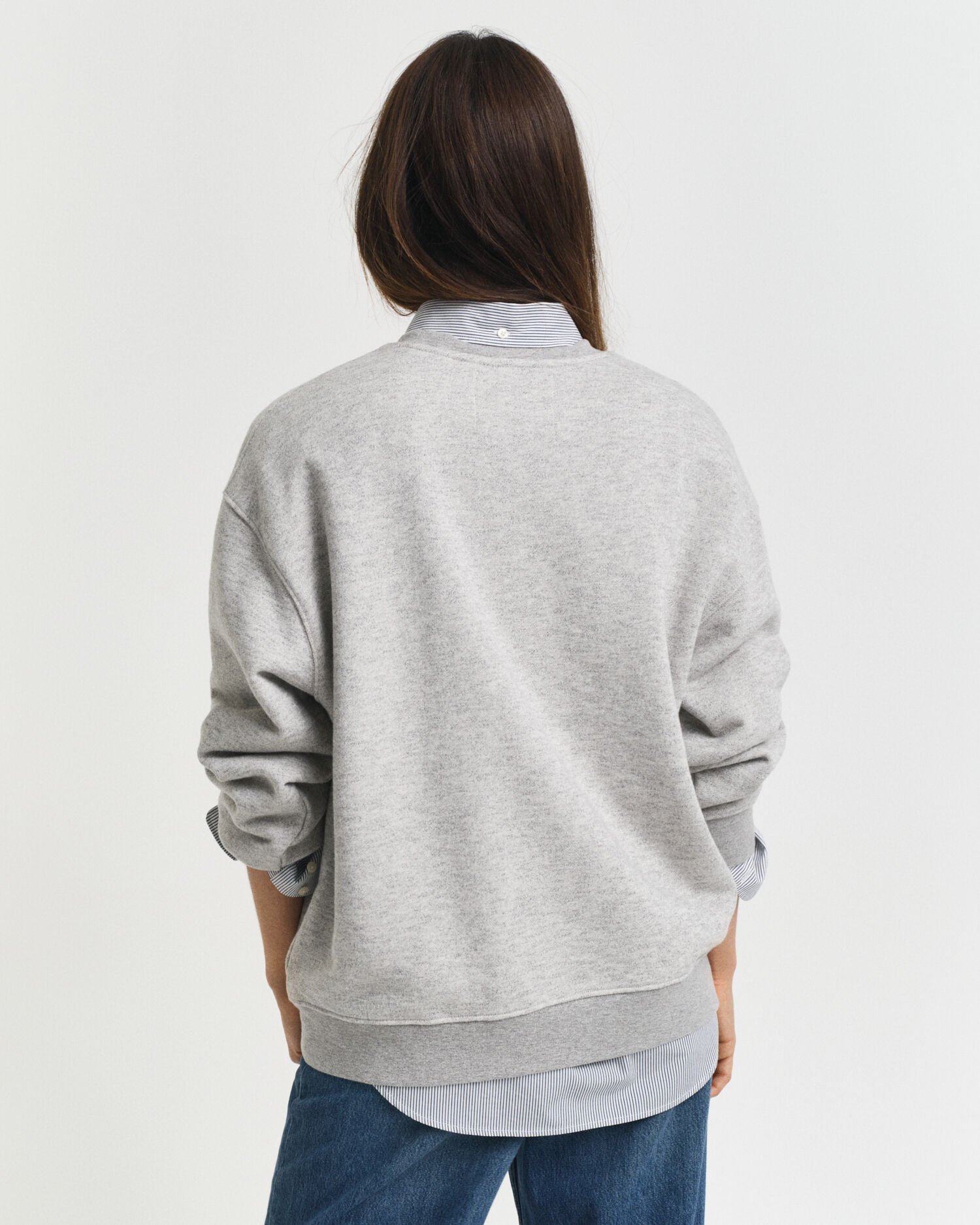 Rundhals-Sweatshirt mit Print