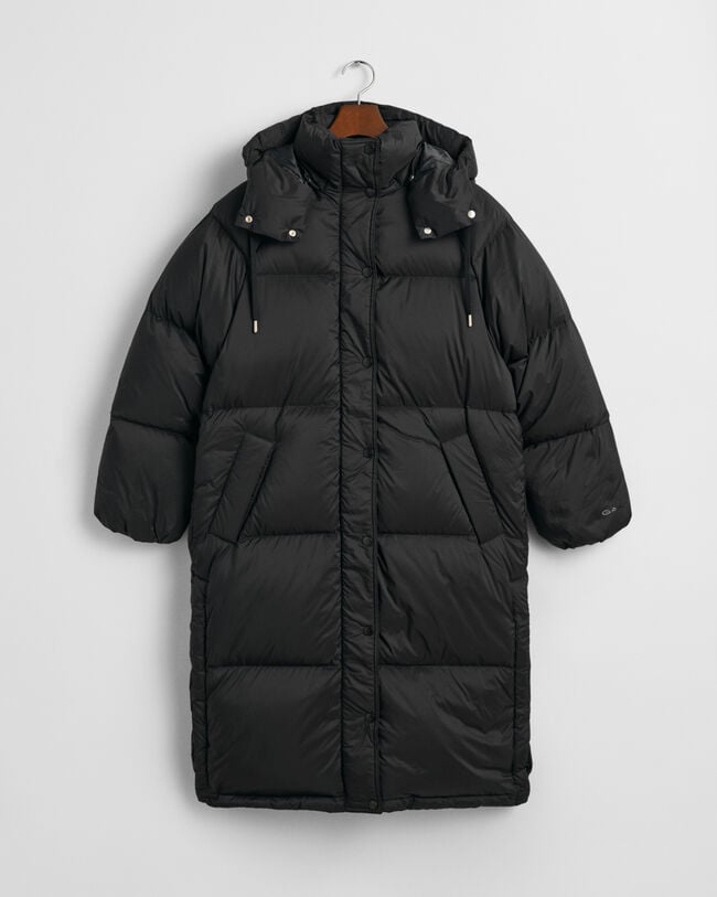 Langer Daunenmantel