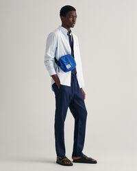 Relaxed Fit Leinen Kordelzughose