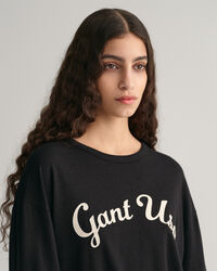 Script Graphic Langarm-T-Shirt