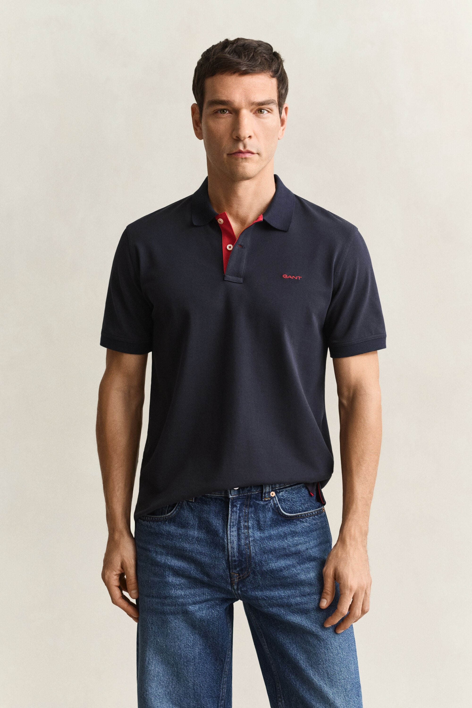 Kontrast Piqué Poloshirt