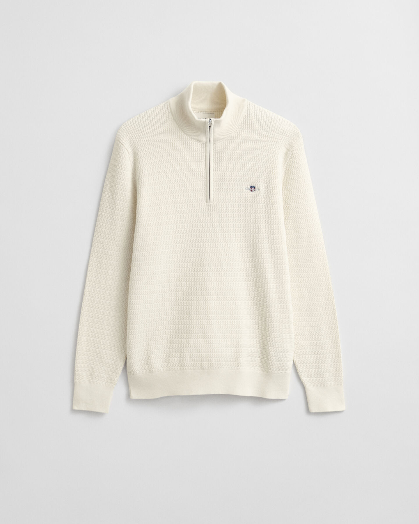 Troyer mit Mini-Zopfstrickmuster