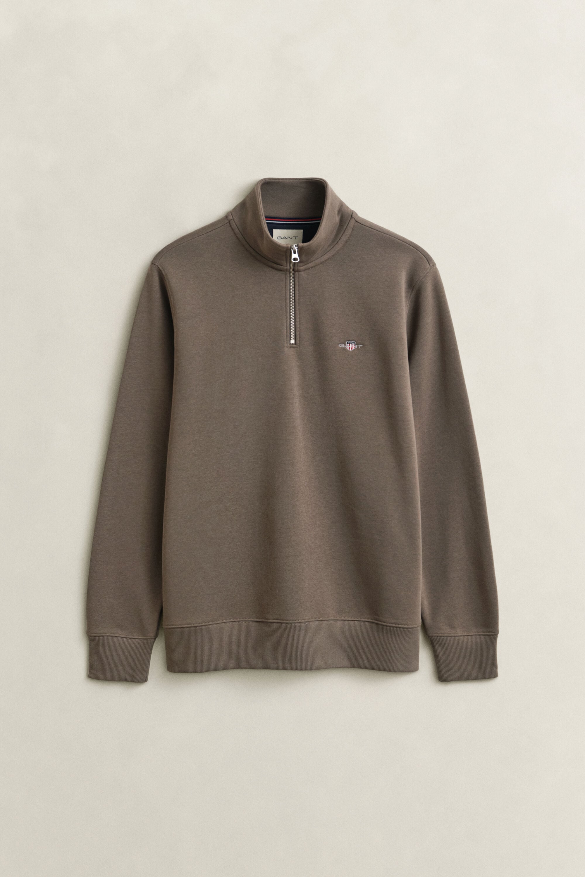 Shield Sweatshirt mit halblangem Reißverschluss
