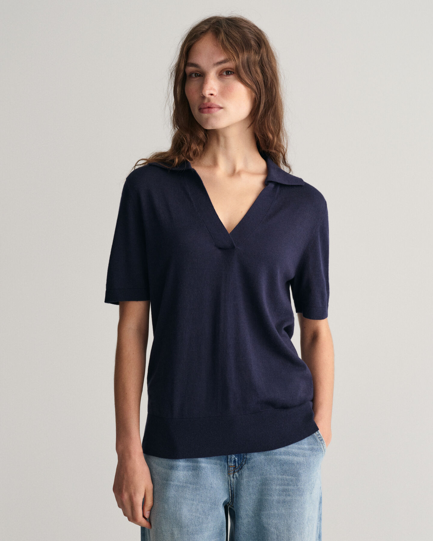 Feinstrick Kurzarm Rugger