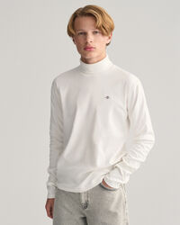 Teens Shield Stehkragen-Langarmshirt