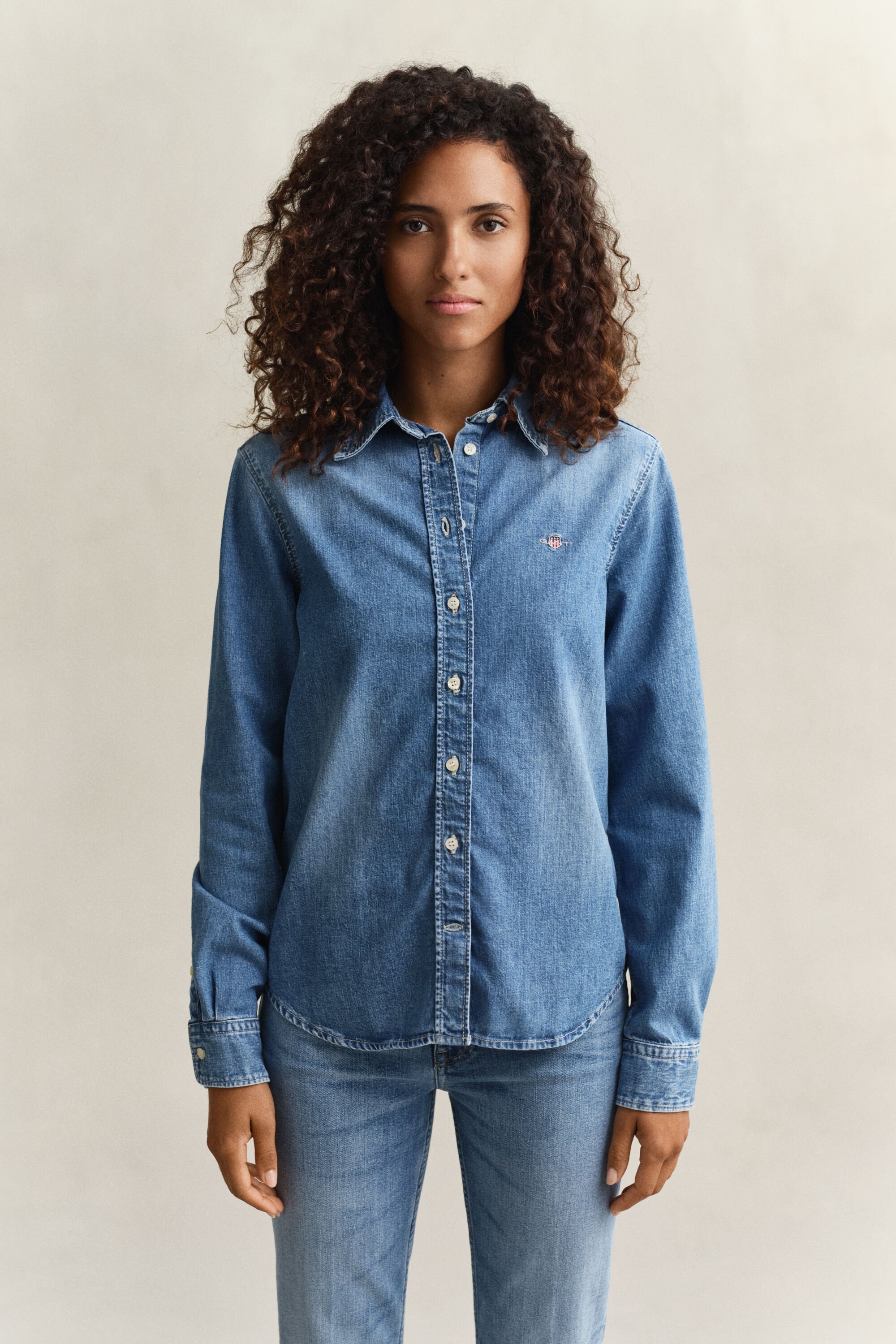 Jeansbluse