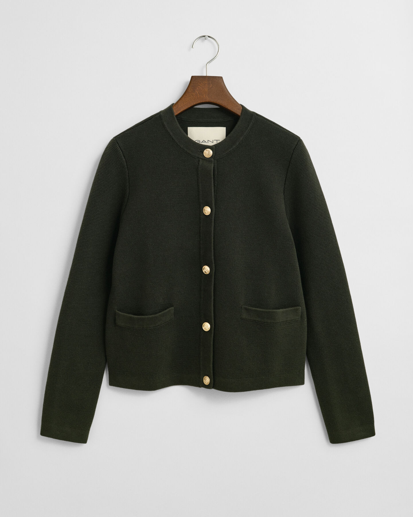 Kontrast Strickjacke