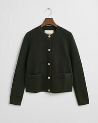 Kontrast Strickjacke