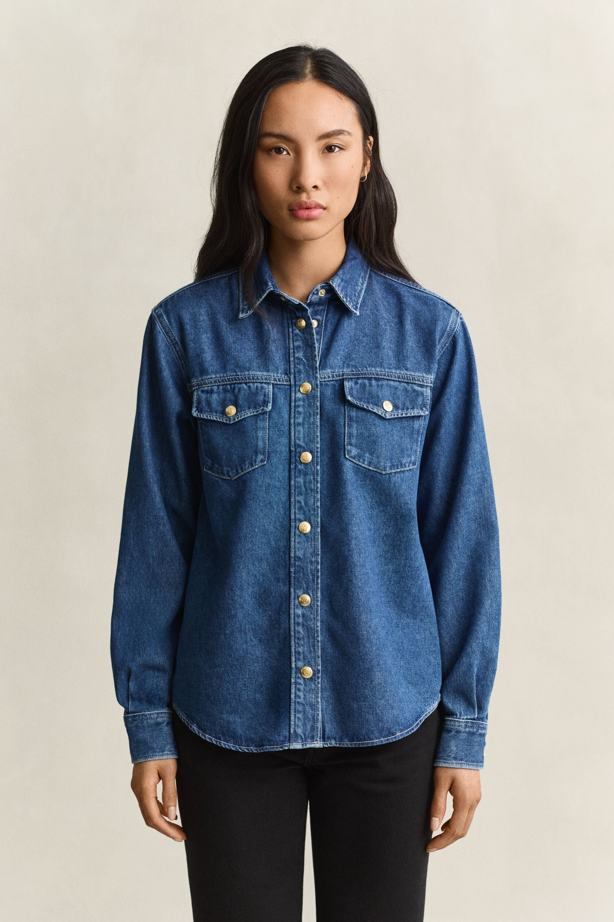 Jeansbluse