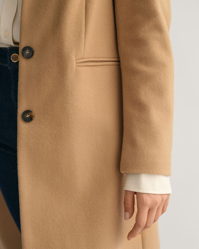 Formeller Mantel aus Wollmischung