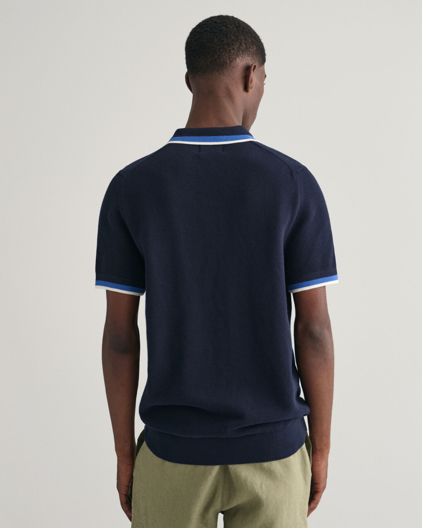 Baumwoll Piqu&eacute; Poloshirt