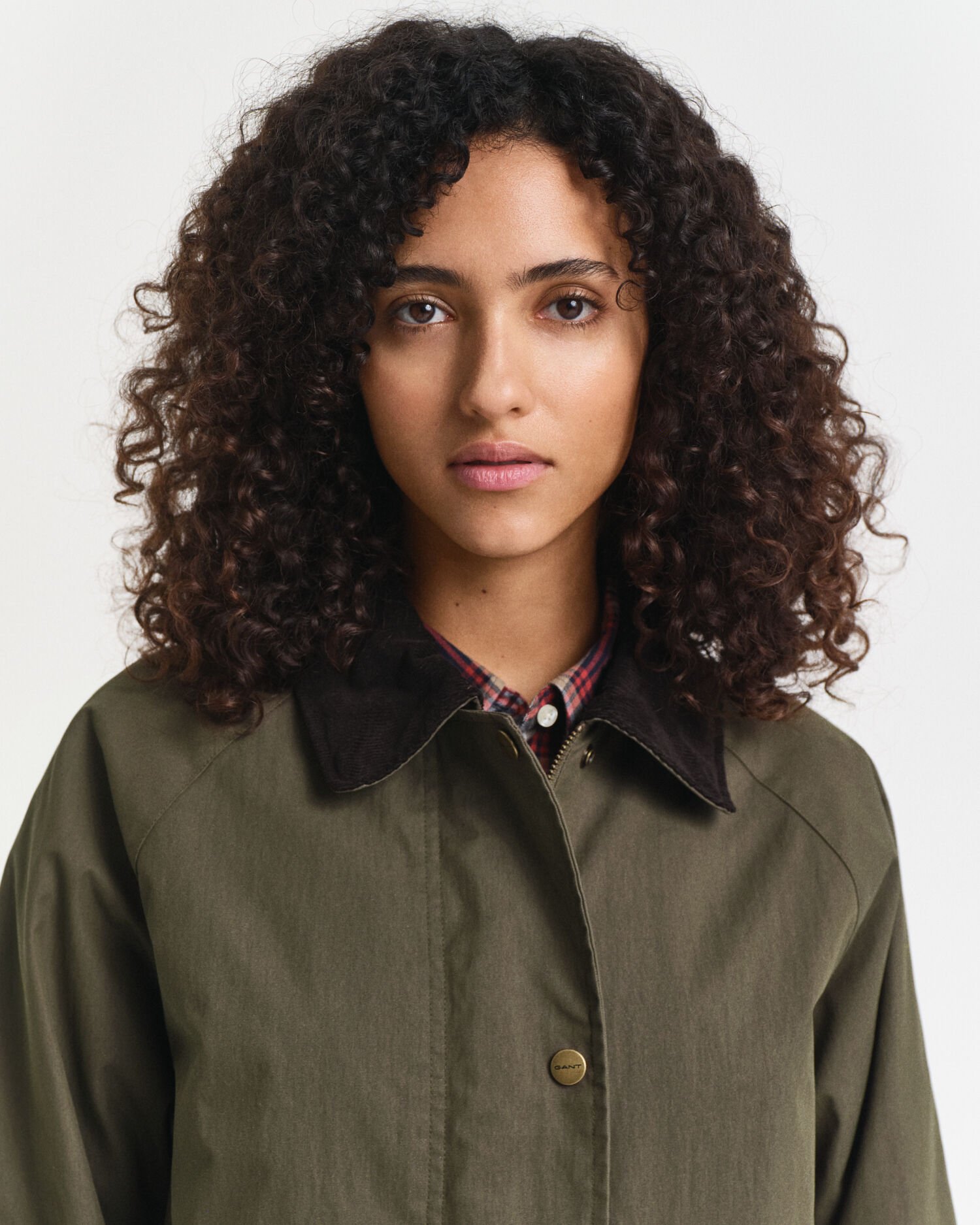 Waxed Cotton Kurzmantel