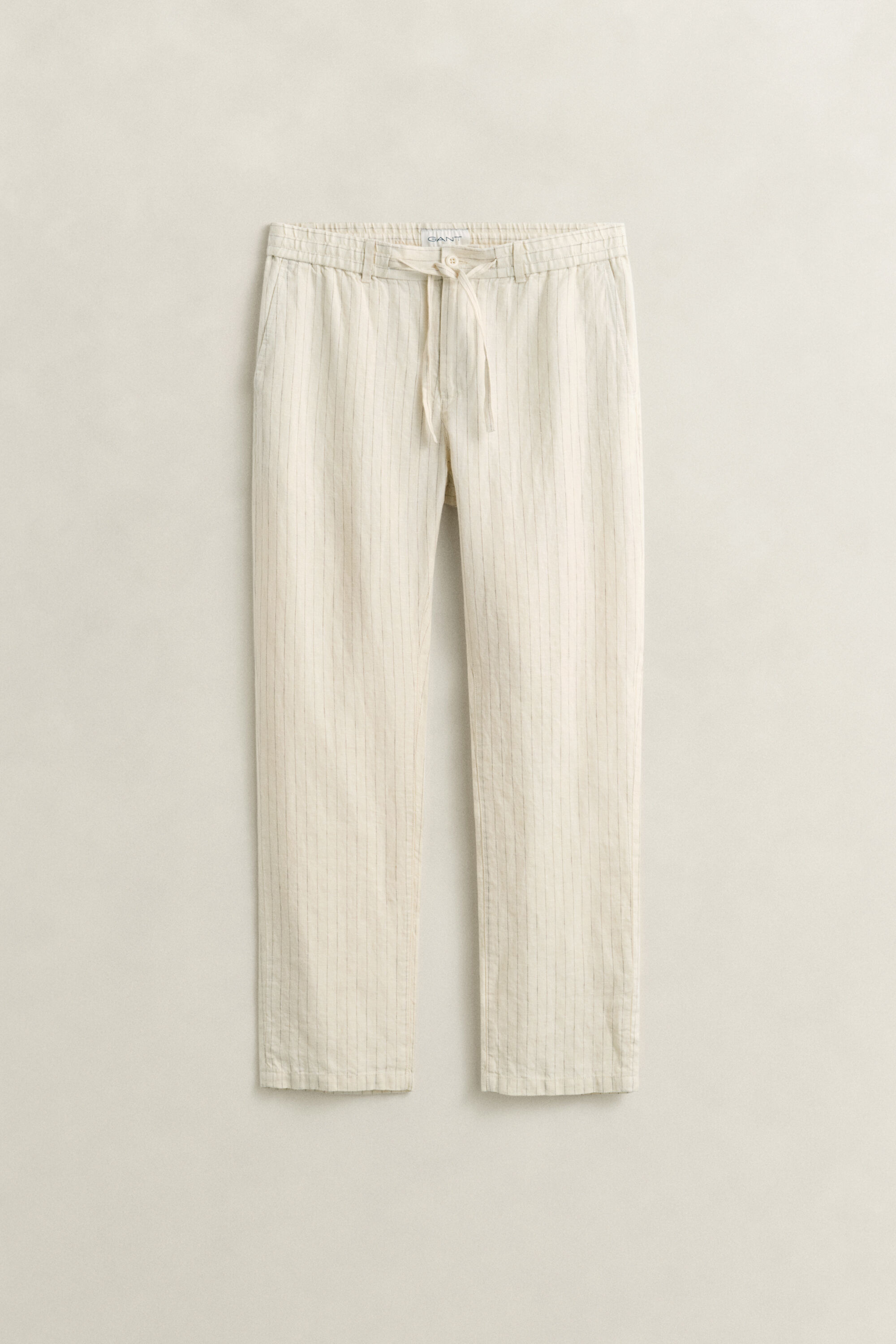 Gestreifte Leinenhose