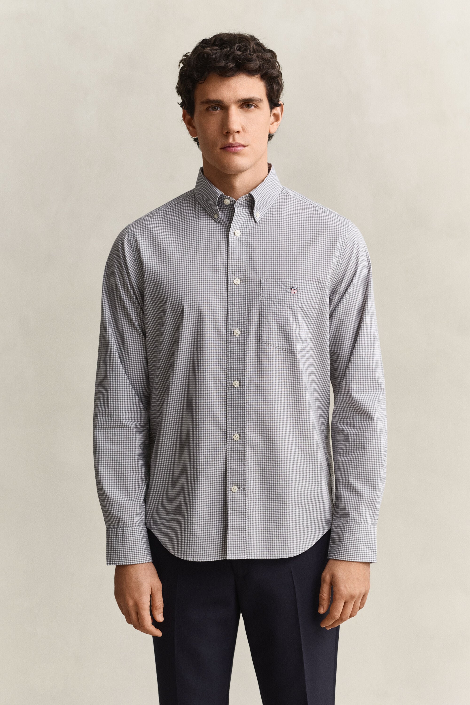 Gingham Classic Popeline Hemd