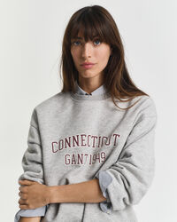 Rundhals-Sweatshirt mit Print