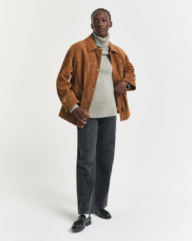 Weicher Rollkragenpullover aus Wolle mit Kaschmiranteil