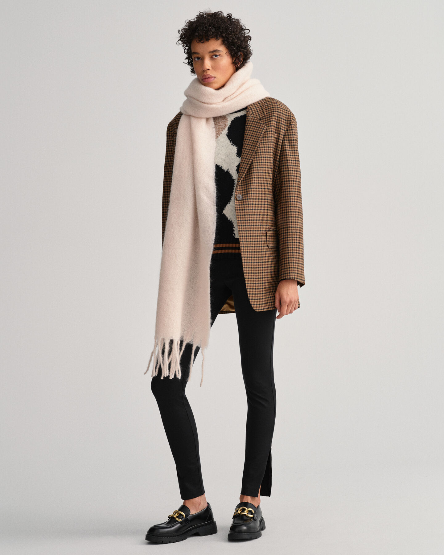 Jersey Leggings mit Seitenrei&szlig;verschl&uuml;ssen